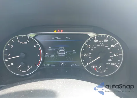 2021 Nissan Altima Sr Fwd from USA, damaged, VIN 1N4BL4CV9MN404718